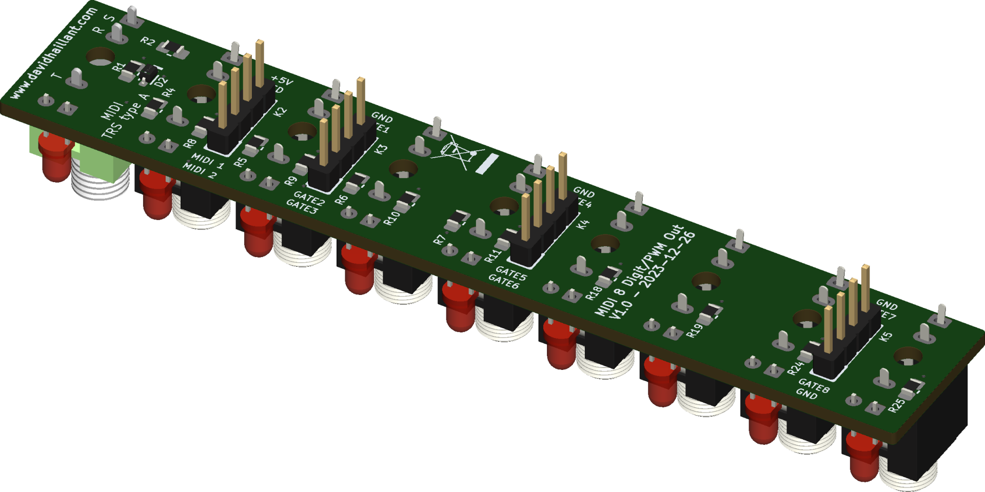 Front PCB, bottom view