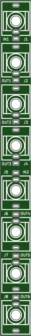 PCB Top Side render